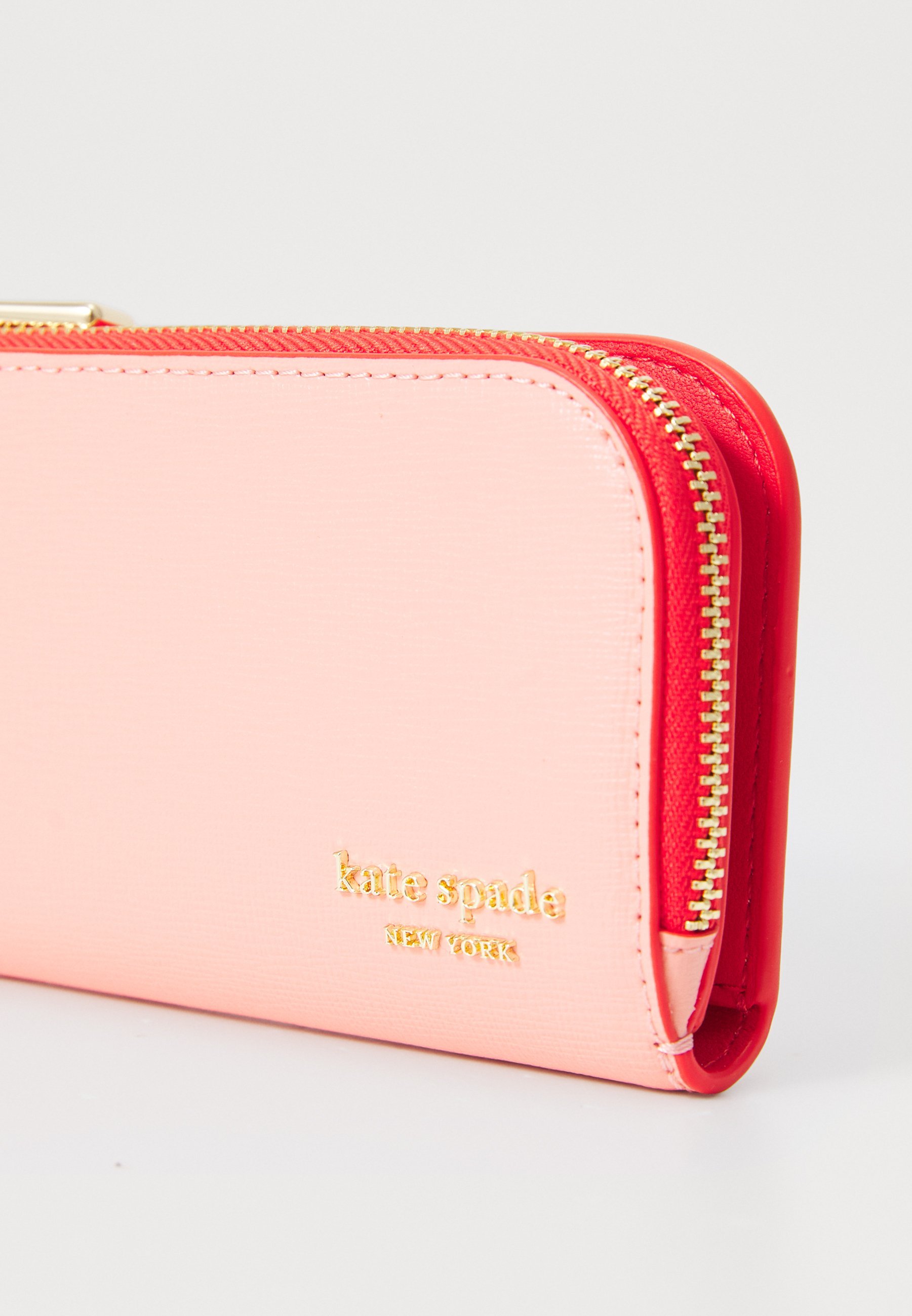 Kate Spade New York POP EDGEPAINT SMALL SLIM BIFOLD WALLET - Portemonnee - zonsondergang