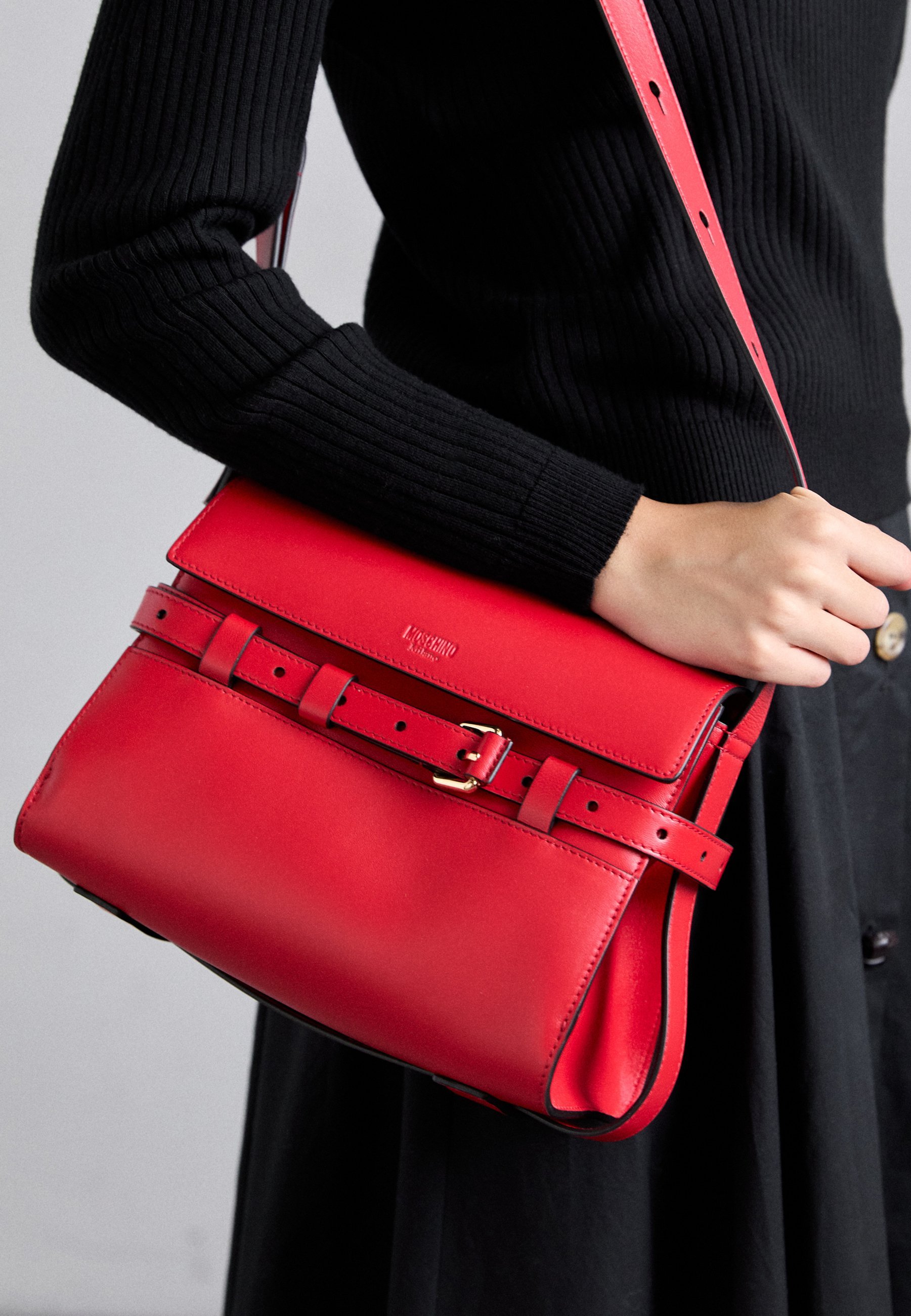 MOSCHINO BORSA - Handbag - fuoco