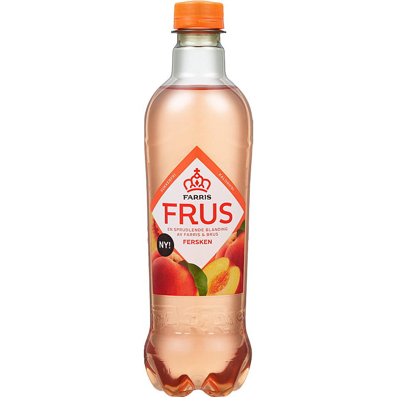 Ringnes Farris Frus 0,50 l flaska persika