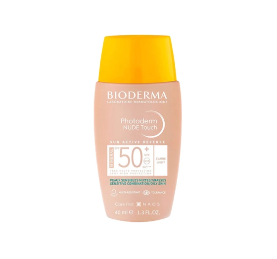Bioderma Photoderm Nude Touch Mineral podkład mineralny z efektem nude SPF50  Light 40 ml