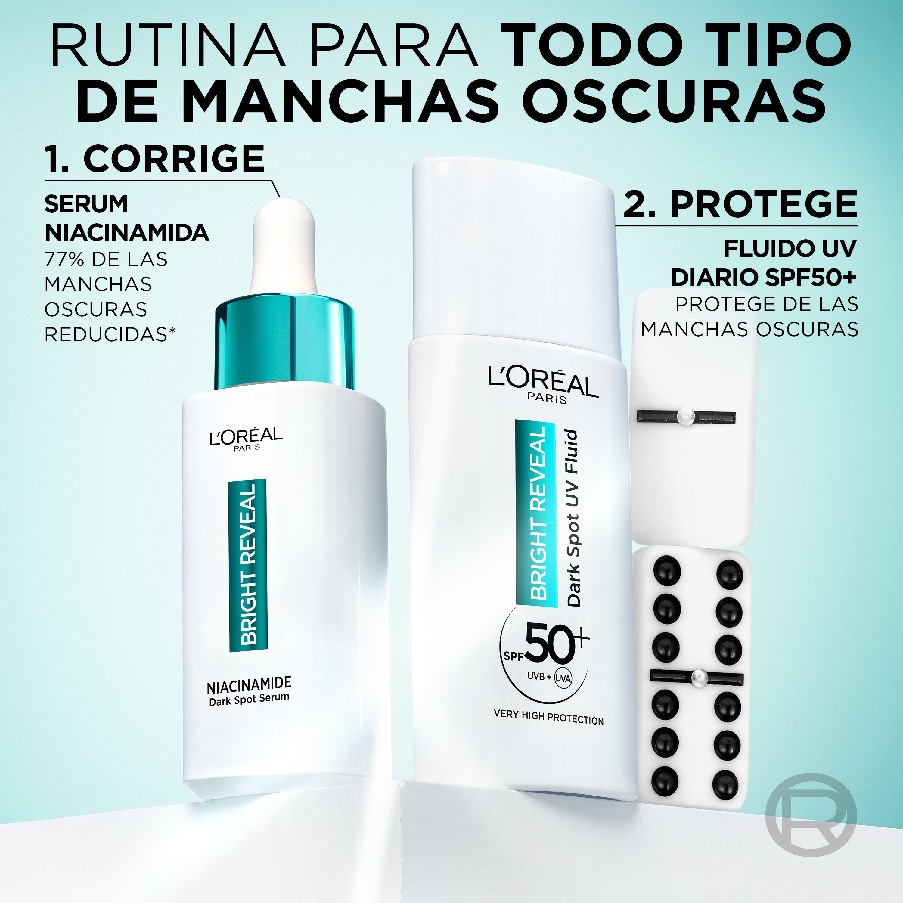 Bright Reveal hidratantni fluid protiv tamnih mrlja s niacinamidom SPF 50 Hidratantne kreme za lice