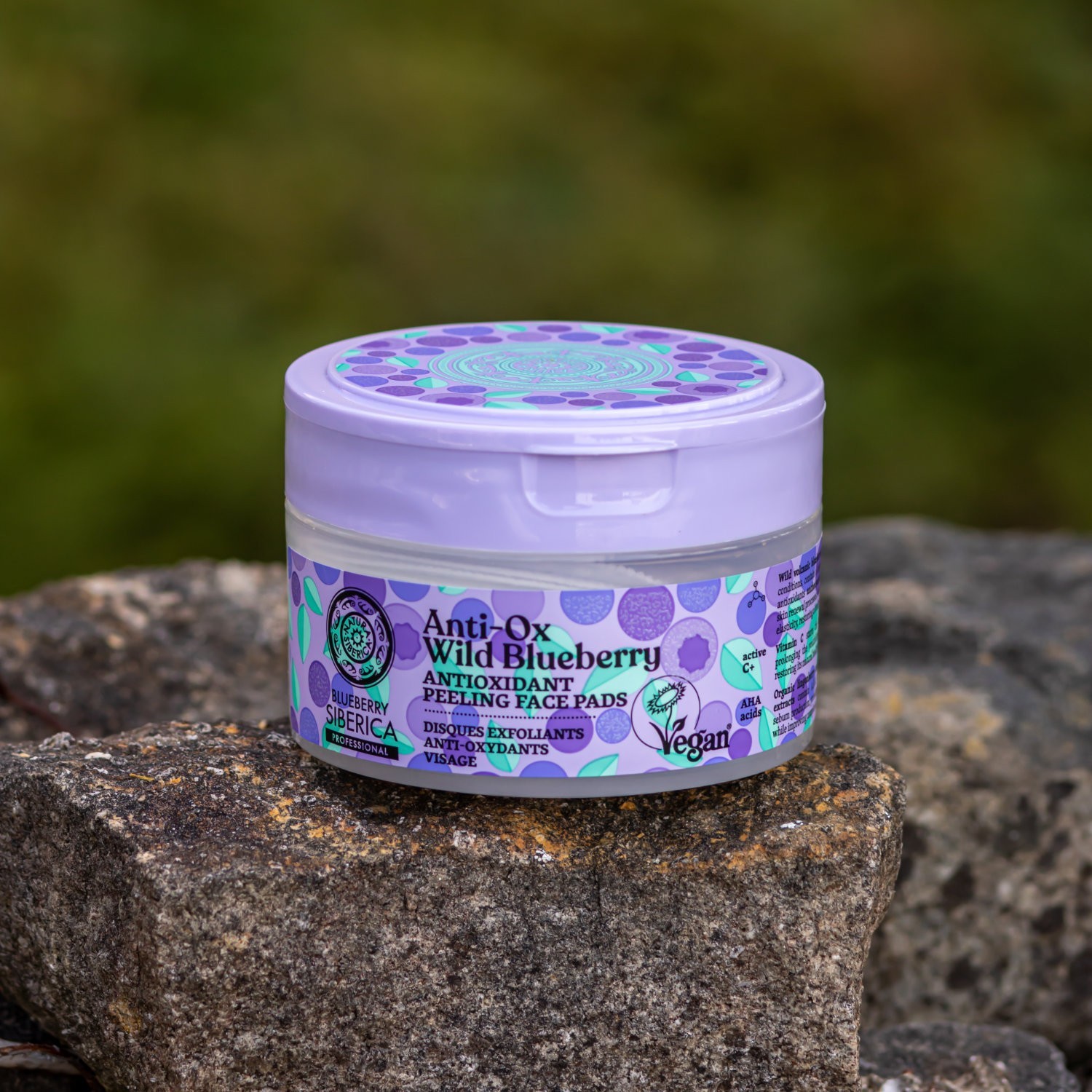 Natura Siberica Blueberry Siberica Disques Exfoliants anti-oxydants
