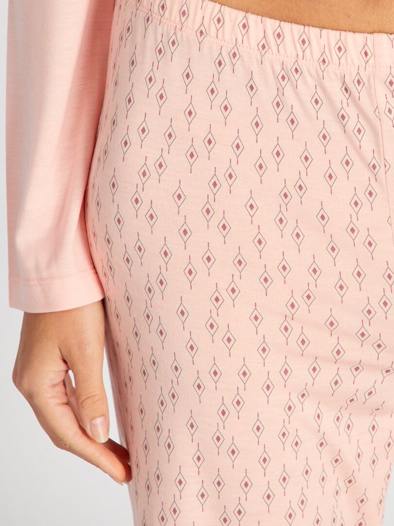 2-delige pyjamaset (t-shirt + broek) - ROZE