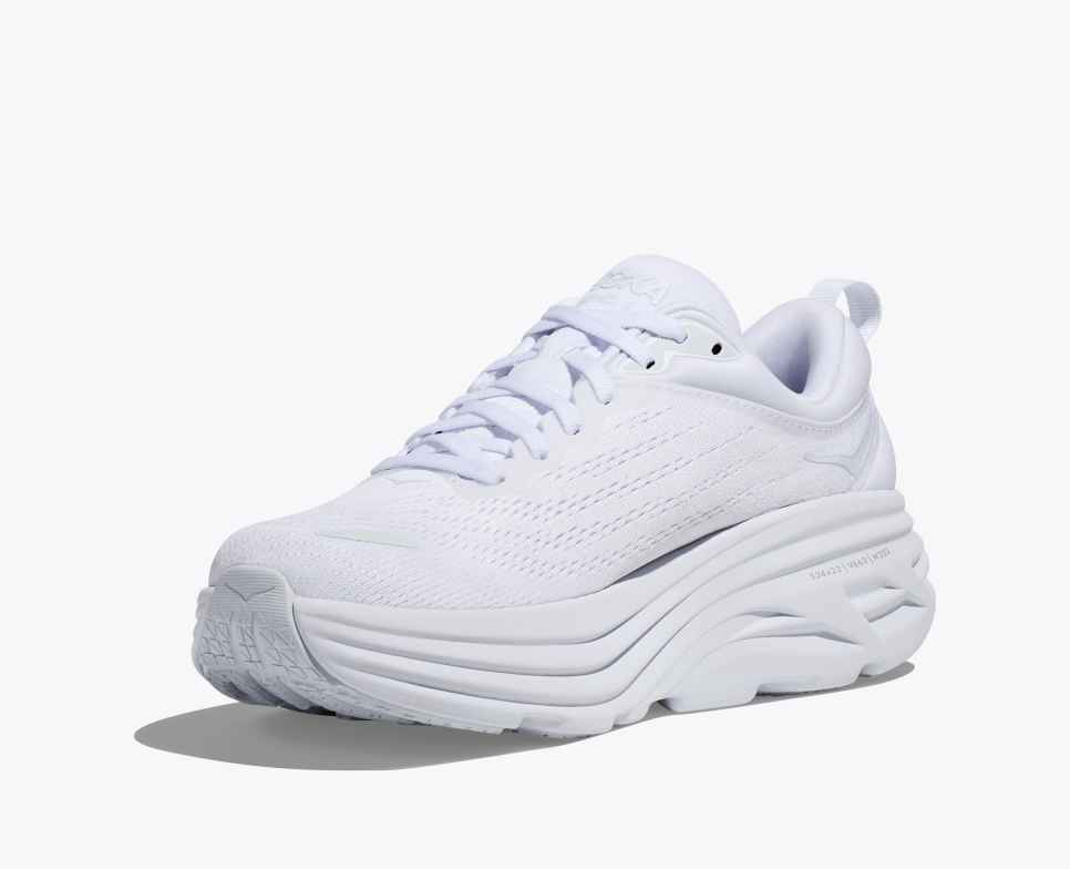 HOKA Bondi 8 Wit/Wit