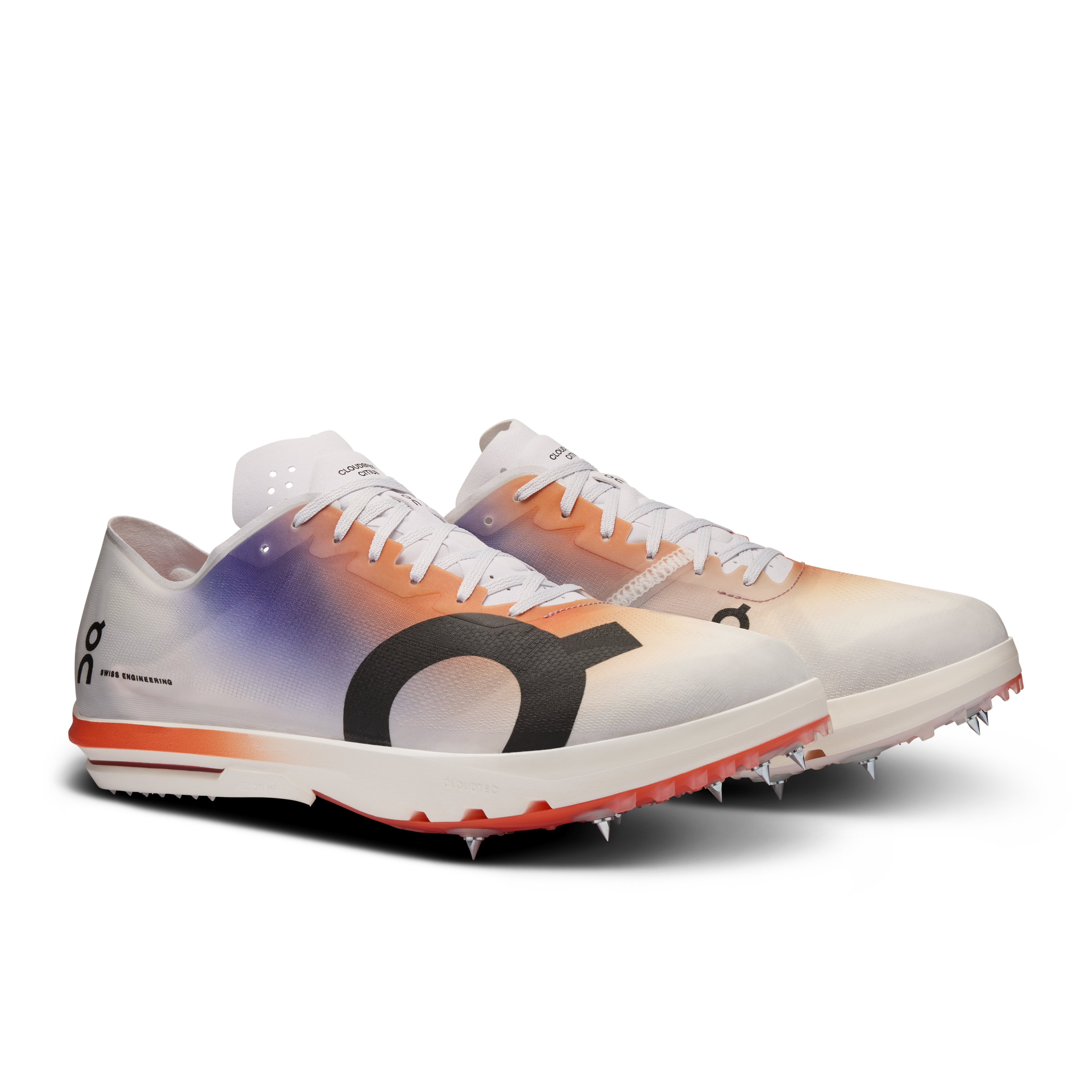 On Tênis Cloudspike Citius Masculino Branco | Chama
