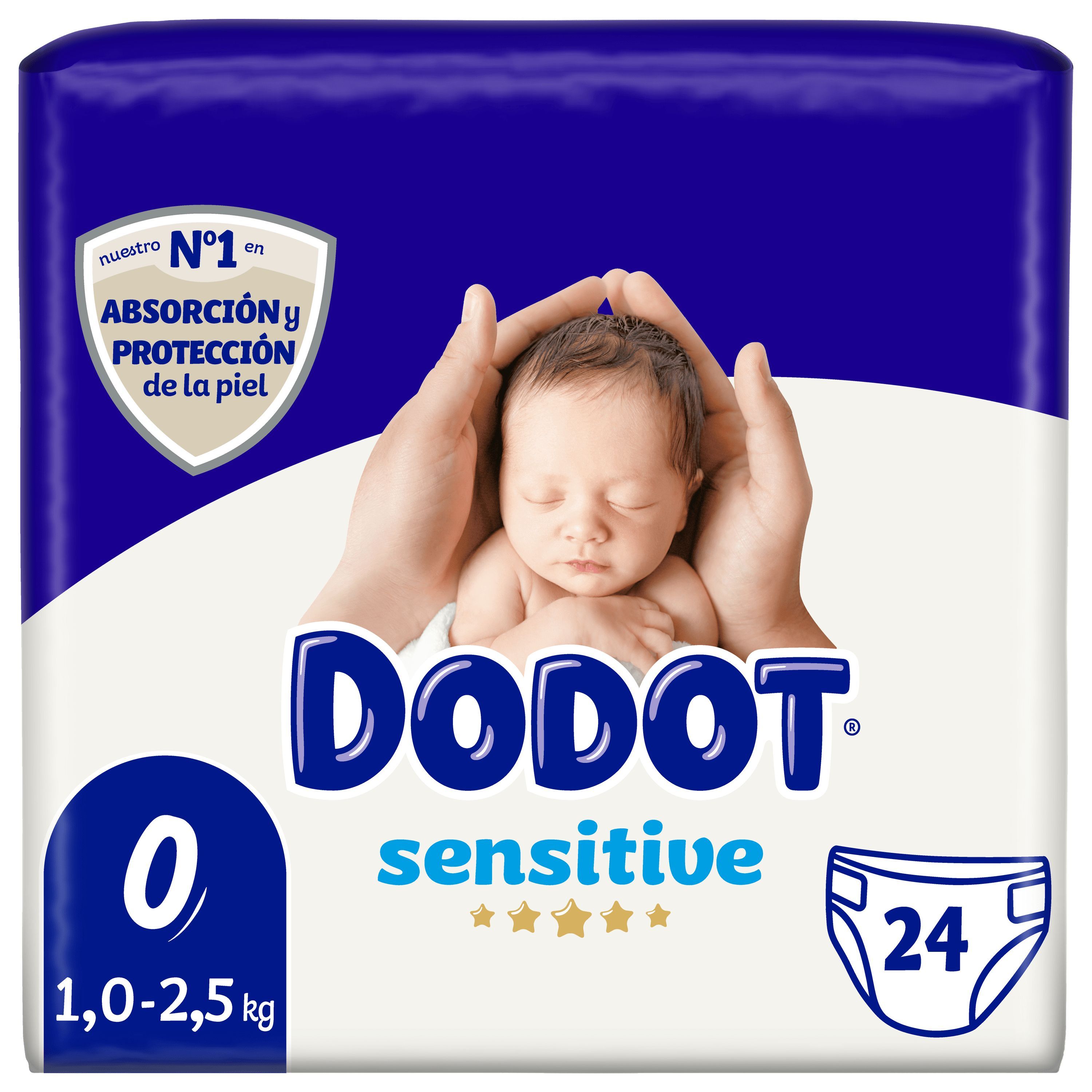 Pelene za novorođenčad Protection Plus Sensitive veličina 0