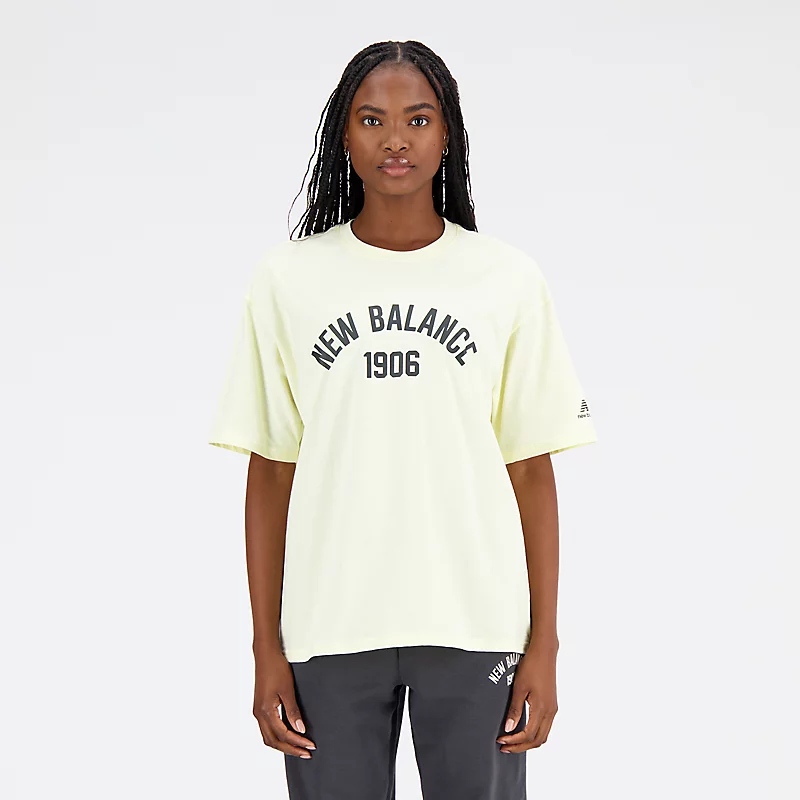 Dames Essentials Varsity Oversized T-shirt – DAWN GLOW