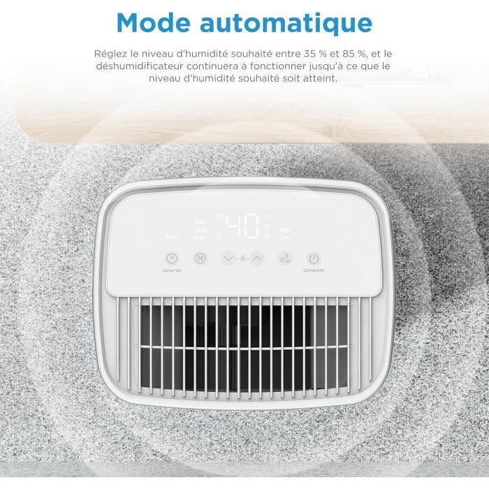 Deumidificatore elettrico Midea da 12 litri con app - per ambienti fino a 35 m²
