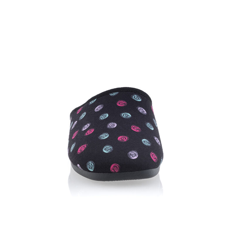 Pantuflas negras para mujer