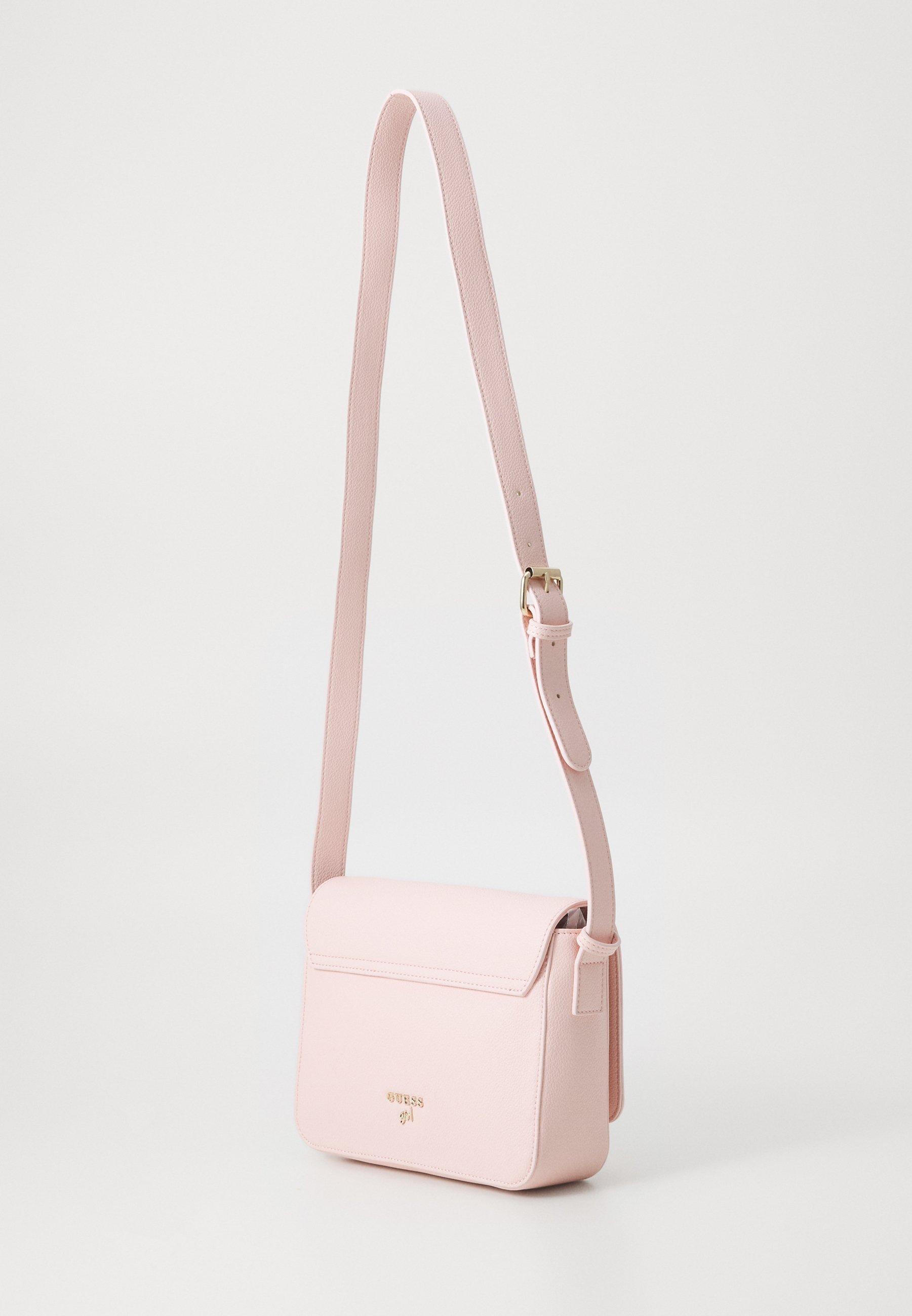 Guess CROSSBODY FLAP BAG UNISEX - Torba čez telo - baletno roza
