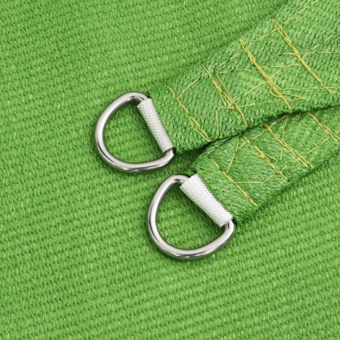 Vela de sombra rectangular VIDAXL - Verde claro - 160 g/m² - 2x5 m - Resistente a los rayos UV