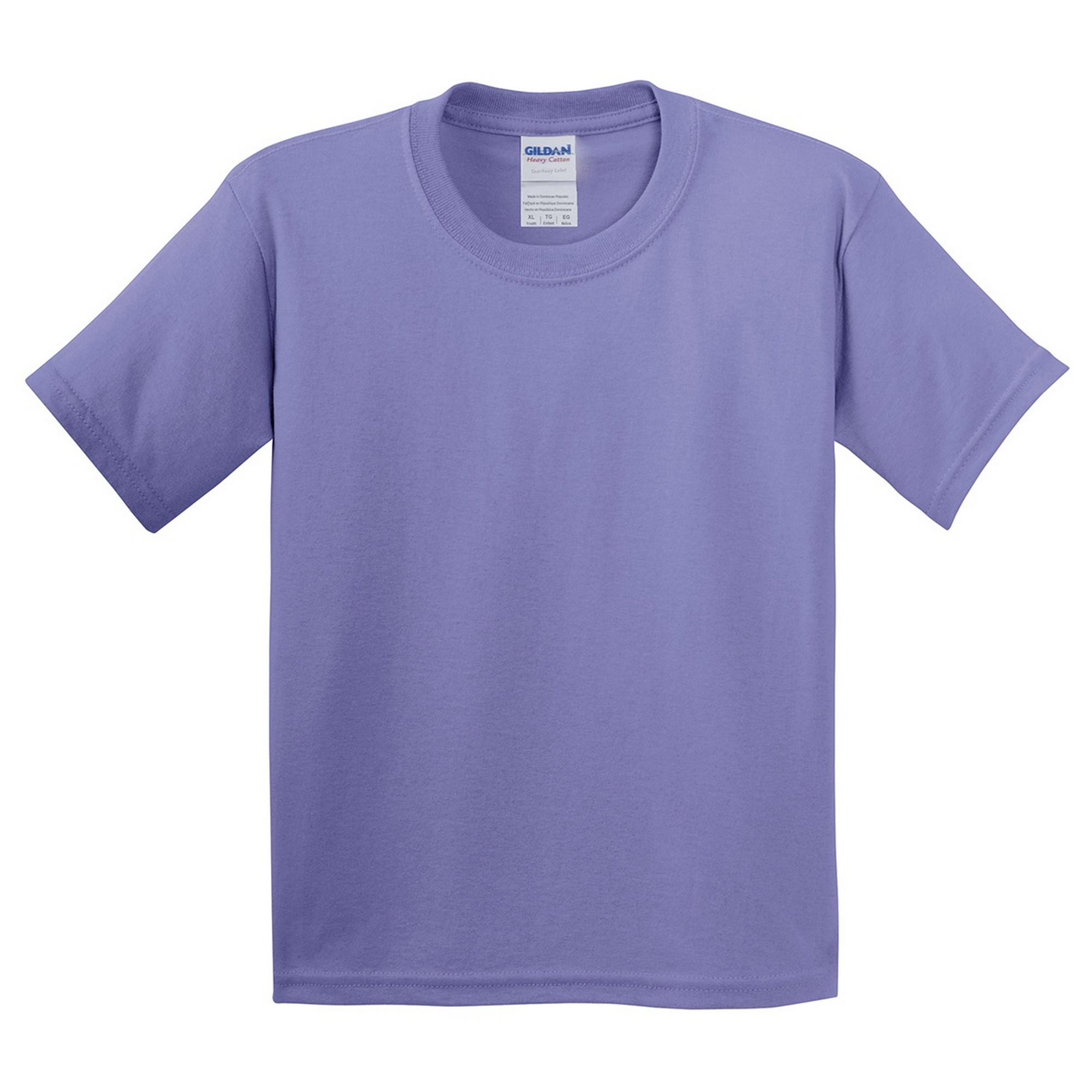 Gildan Basic T-shirt met korte mouwen en dik katoen