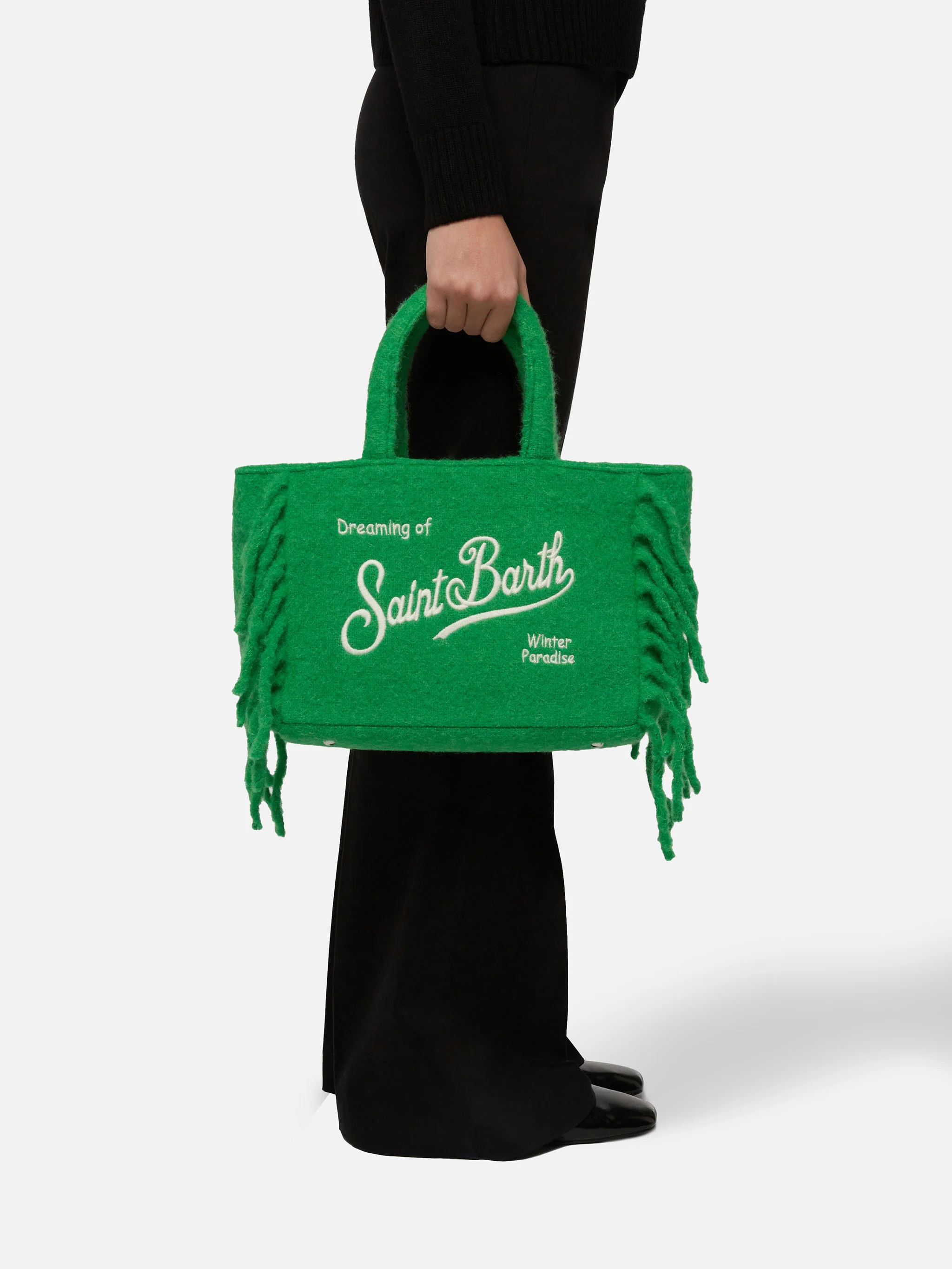 Colette deken groene tas