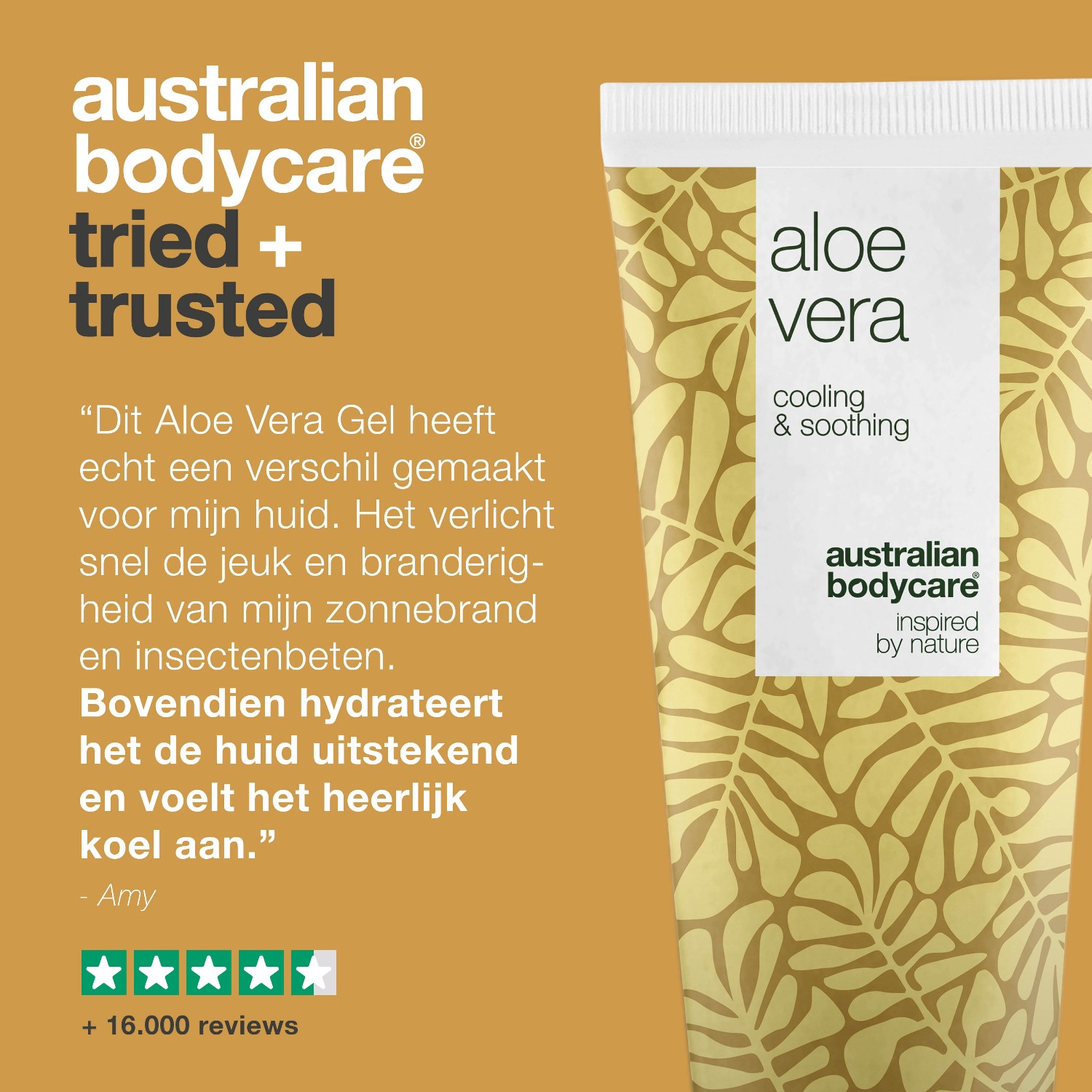Gel corporal de aloe vera de Australian Bodycare - 100 ml