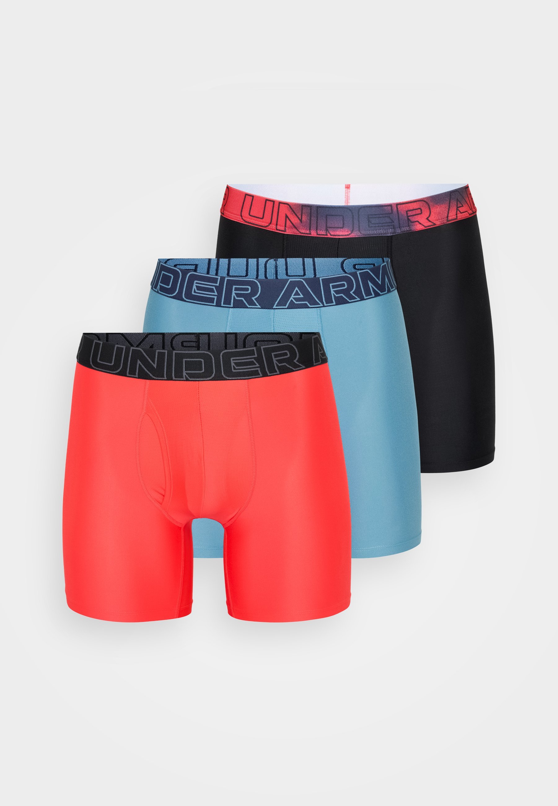 Conjunto Under Armour PERFORMANCE com 3 peças - Calções de banho - vermelho racer/preto estático woodland/azul fumê