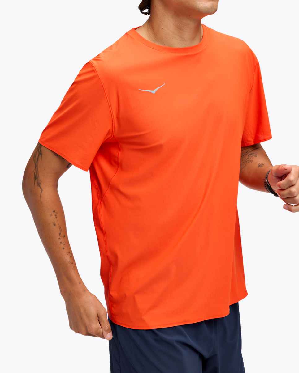 HOKA Camiseta de manga corta Airolite 2.0 Lava