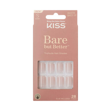 Kiss False Nails Nudie Short Squoval 1 kpl 1 kpl