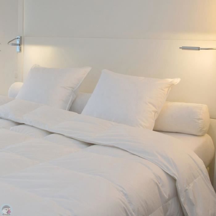 Traversin - CASTEX COUETTES NATURELLES - 180 cm - Canard - Blanc