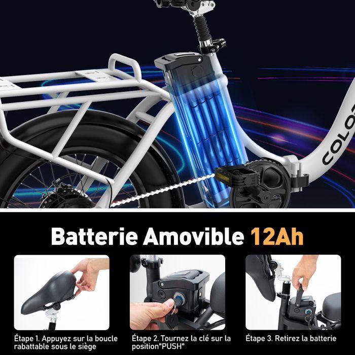 COLORWAY Vélo électrique Pliable 20