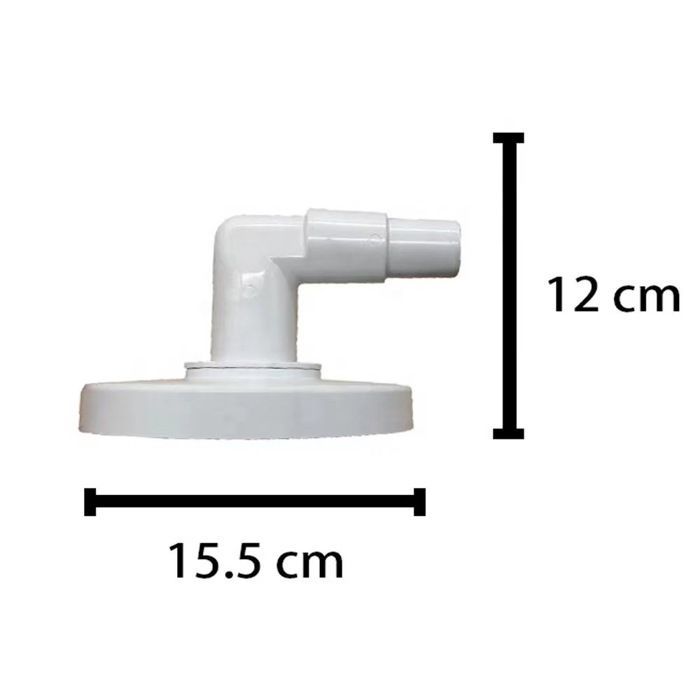 Portable Skim VAC Plate 90 Coude Outils de Accessoires Piscine pour Spa au-Dessus/dans Bassin Piscine Hot