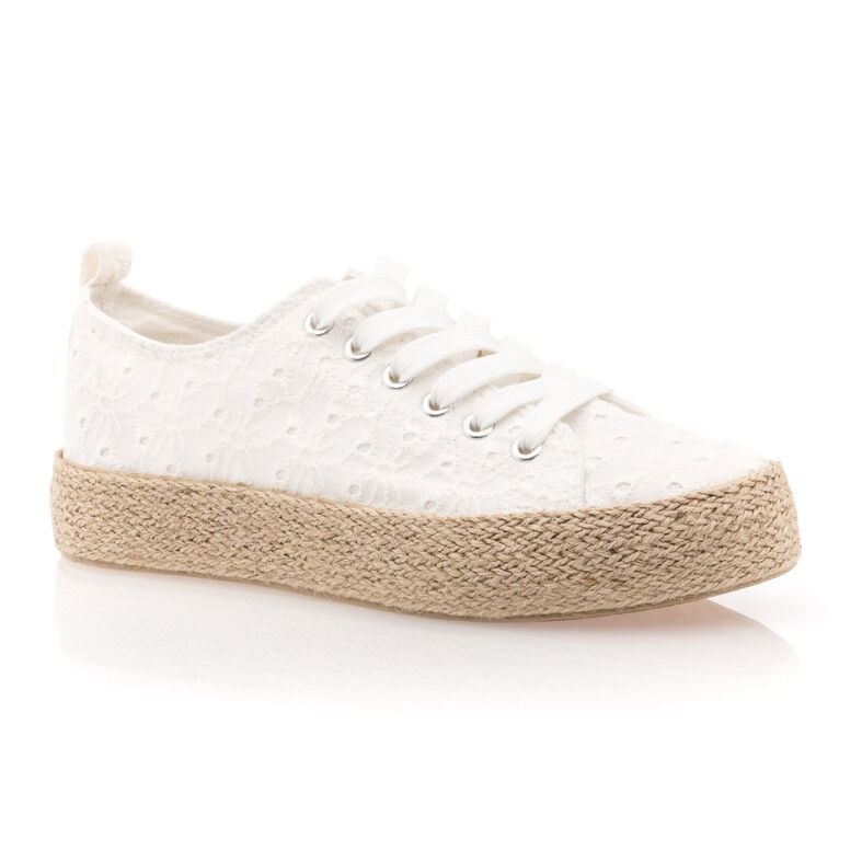 Espadrilles / semelles corde Femme Blanc