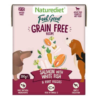 Naturediet Feel Good Grain Free Adult - Zalm