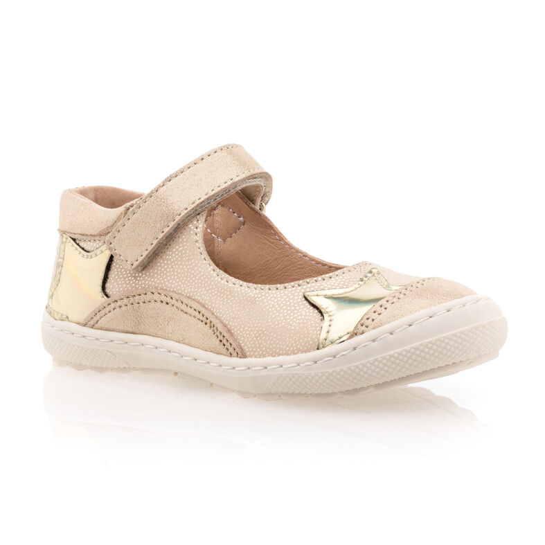  Zapatos amarillos con cordones para niña