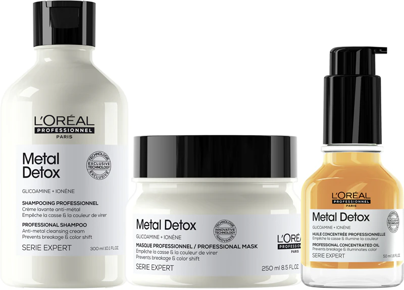 L'Oréal Professionnel Serie Expert Metal Detox Geschenkset für coloriertes und geschädigtes Haar