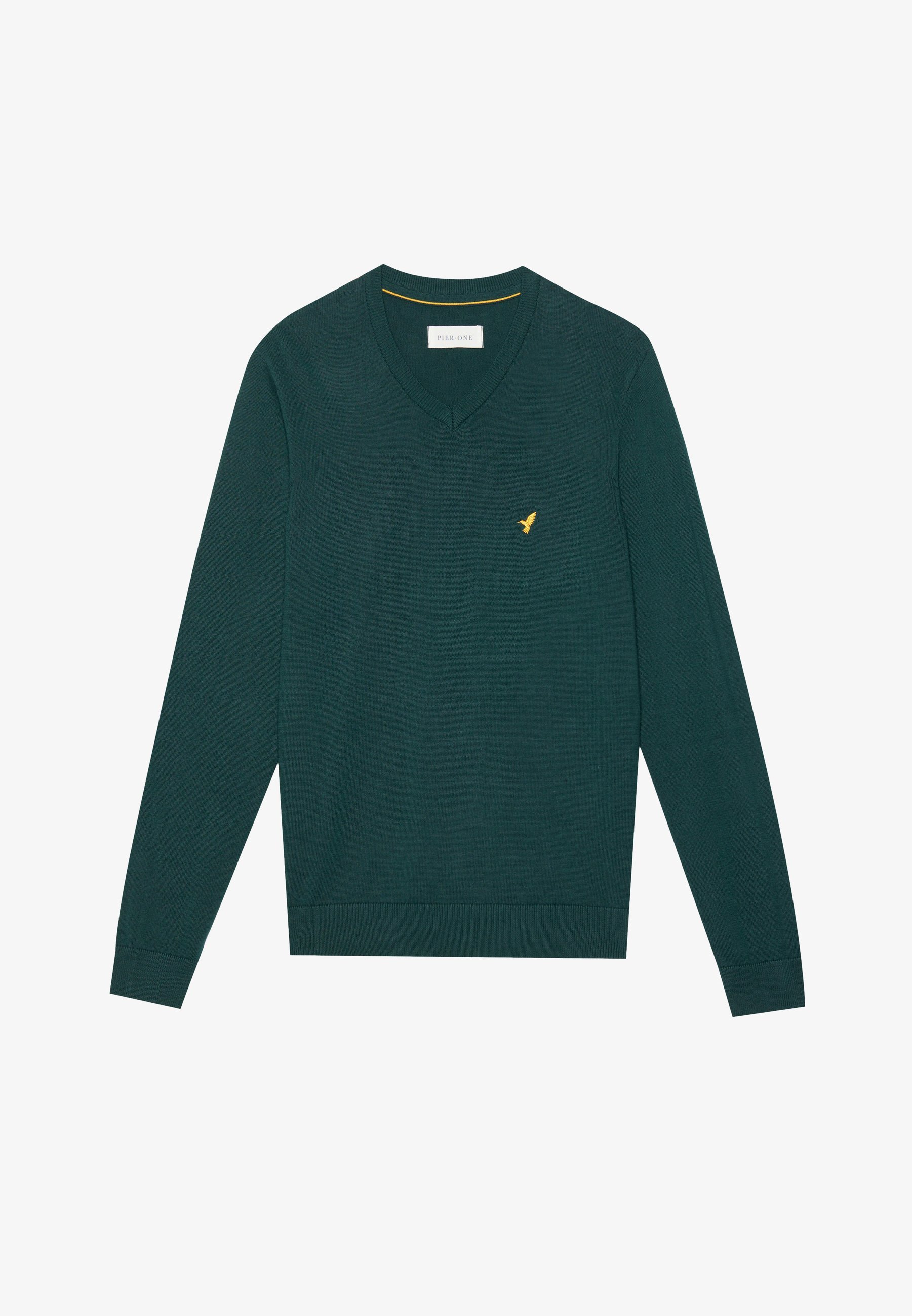 Pier One Jumper - donkergroen
