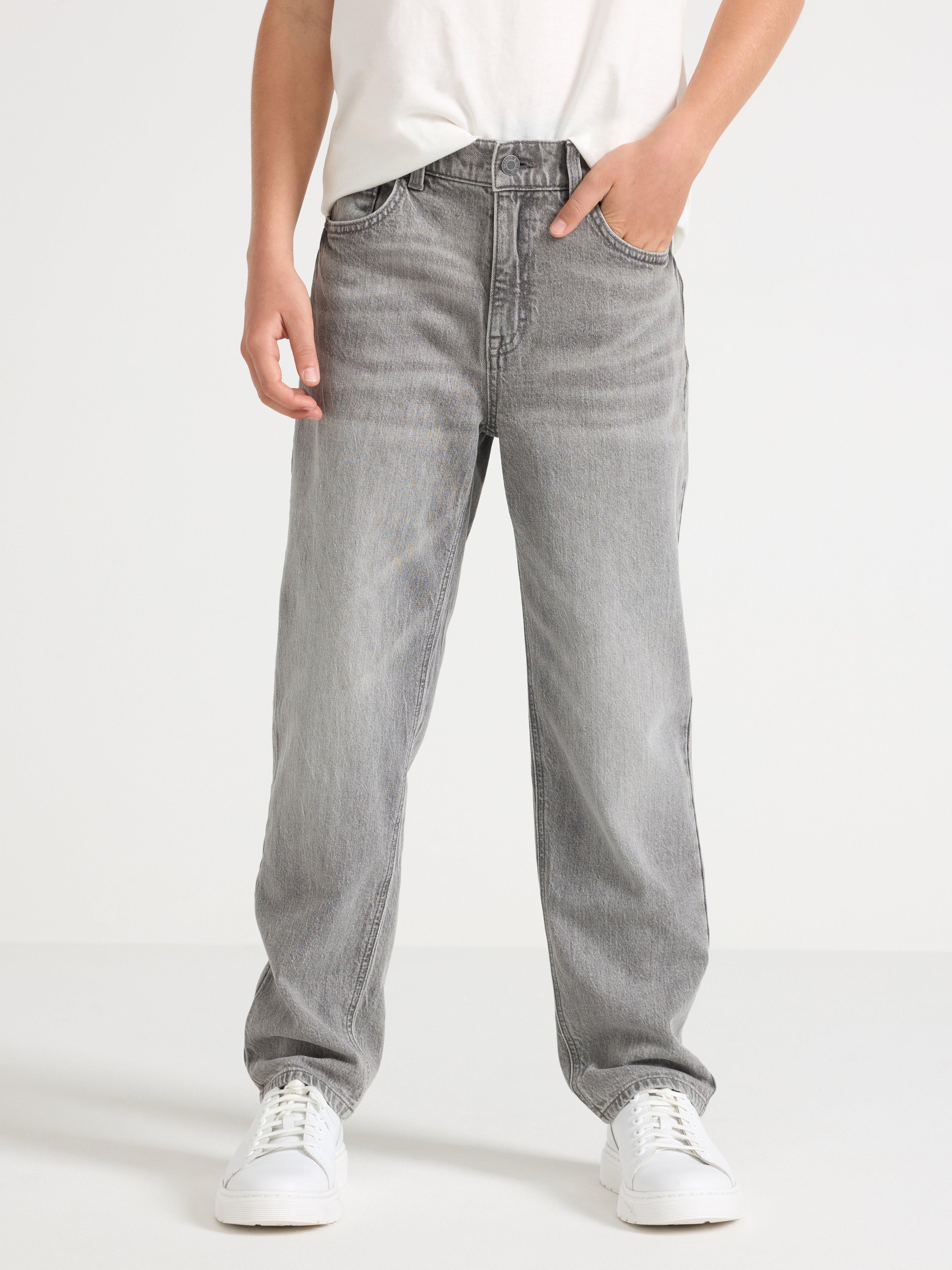 Pantalones vaqueros anchos regulares WILMER grises