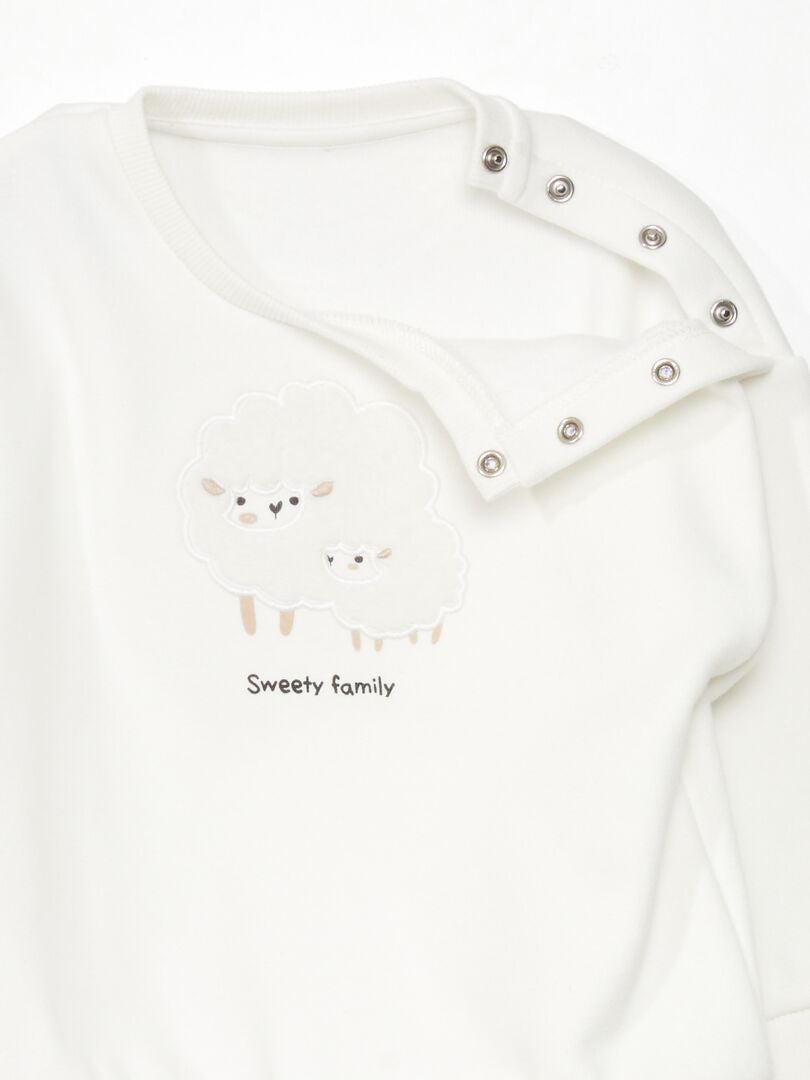 Zachte gebreide sweater - Altijd zachter - WIT
