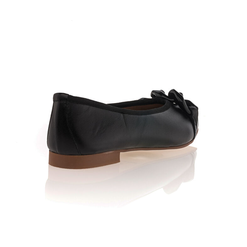 Moteriškos juodos balerinos su bateliais / Mary Janes