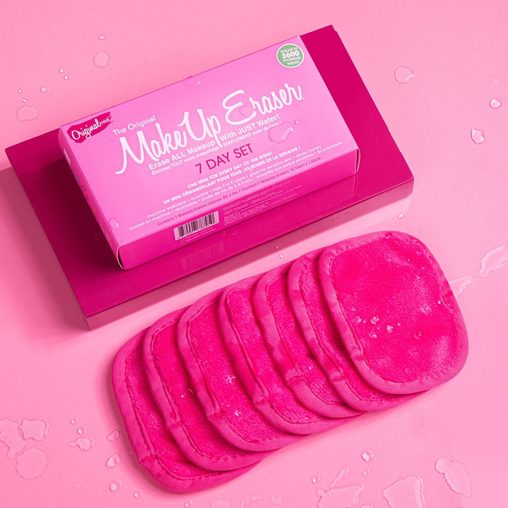 MakeUp Eraser Set de 7 jours Original Pink