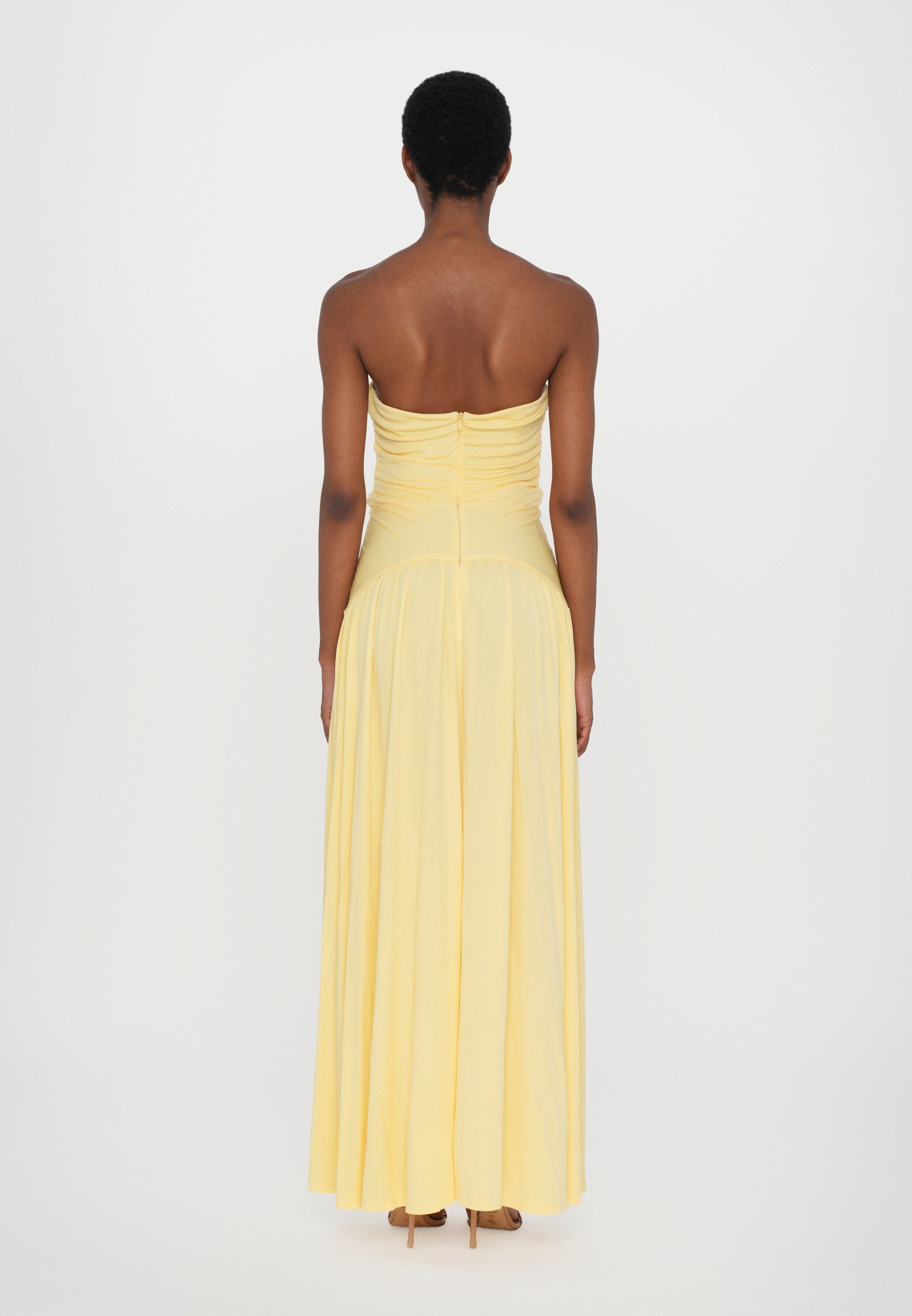STAUD MARIANA JURK - Maxi-jurk - licht honingkleurig