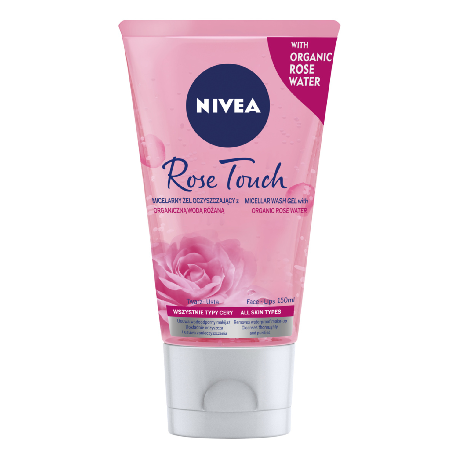 Nivea Micelární pleťový gel s růžovou vodou 150ml MicellAIR