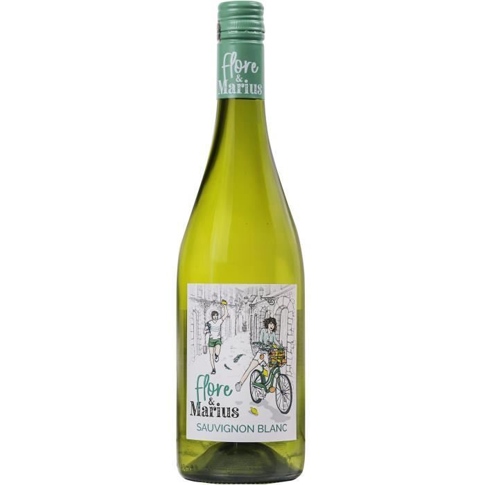 Flore & Marius 2023 IGP Atlantique Sauvignon - Vino Blanco Burdeos