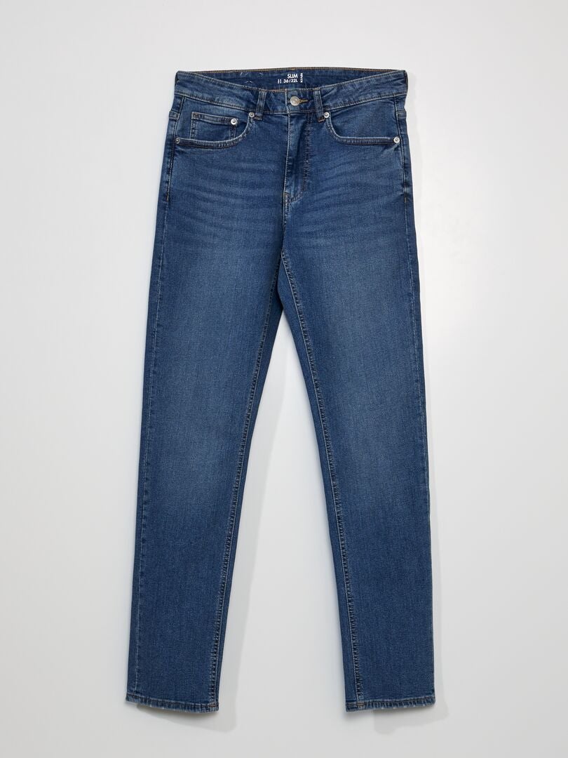 Calça jeans slim - tamanho 32 - azul