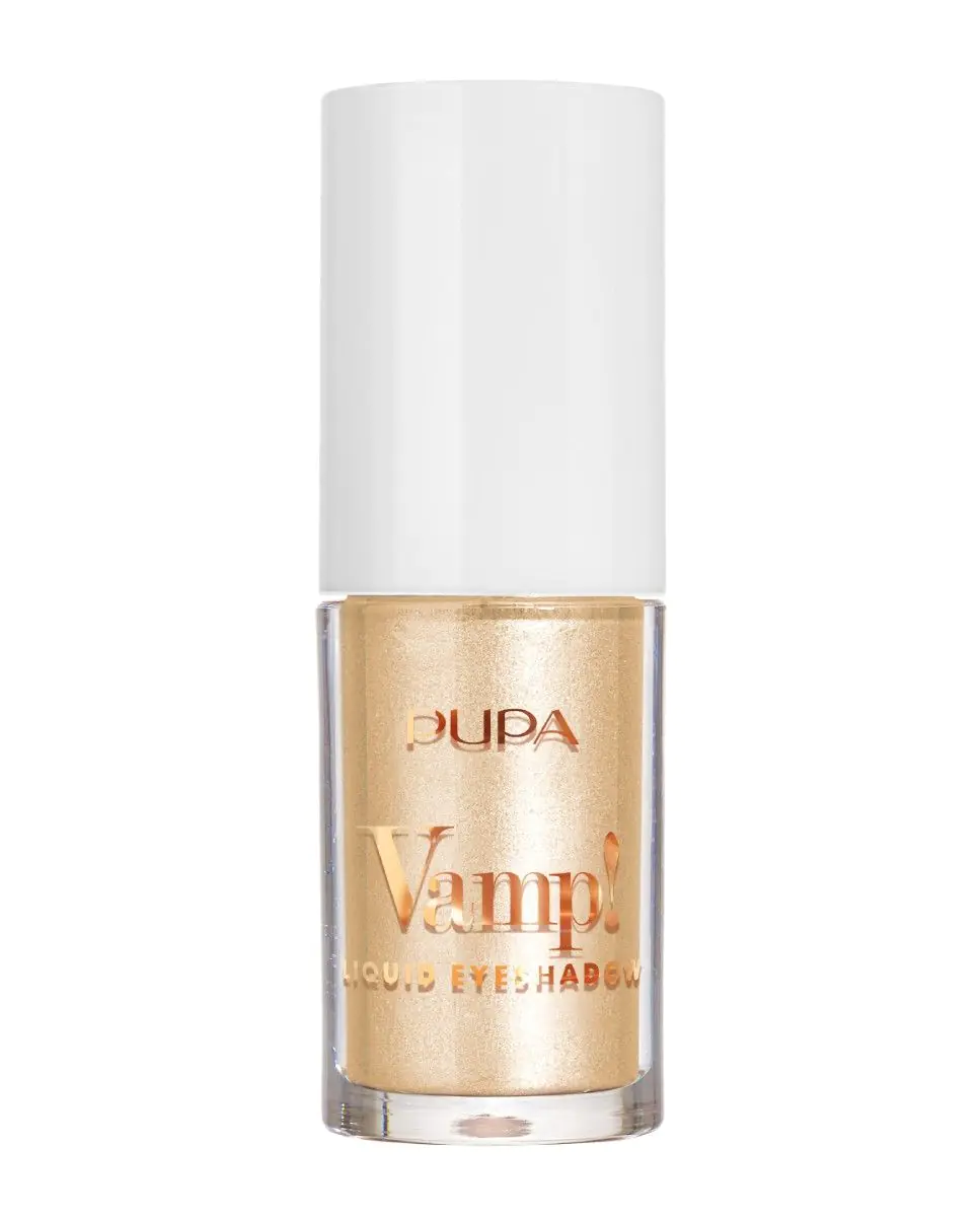 Pupa Shine Bright Vamp! Cień do powiek w płynie 013 Sunny Gold