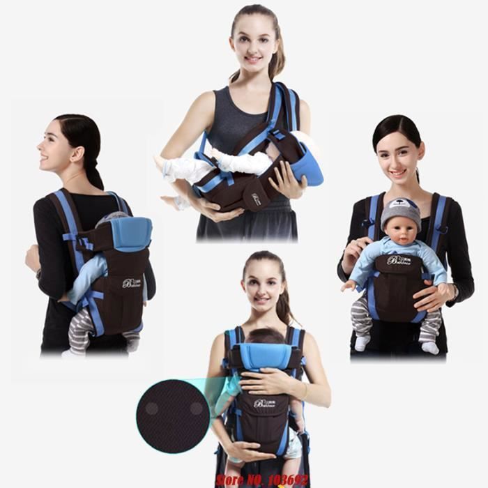 CODREAM Ergonomische Babytrage – Babytrage – Schwarz – Von 0 bis 36 Monaten – Bis zu 30 kg