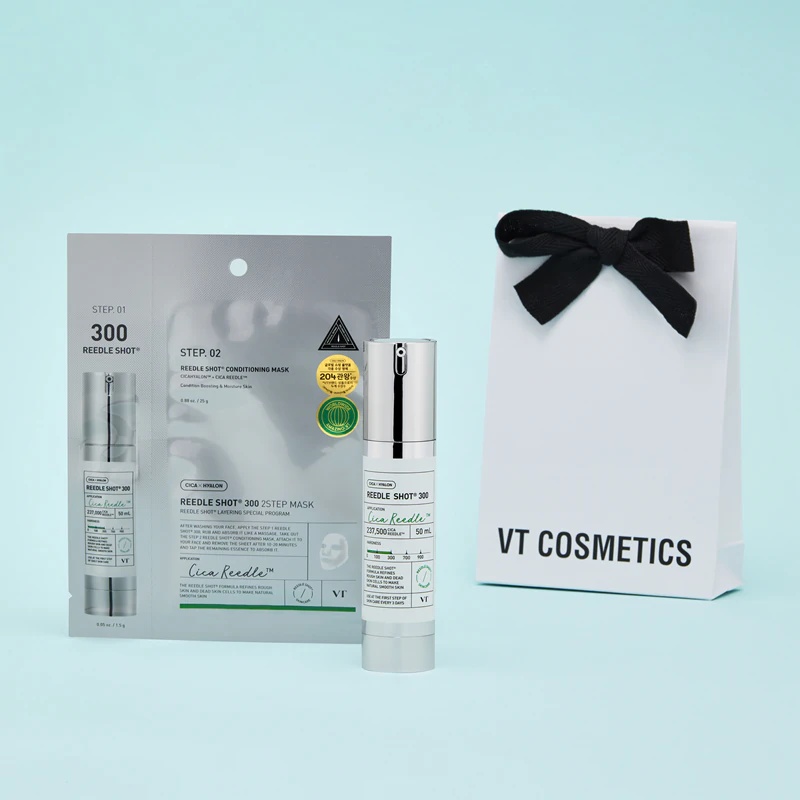 VT Cosmetics Reedle Shot 300 2-Step Mask intensyviai regeneruojanti kaukė dvifazei odos priežiūrai