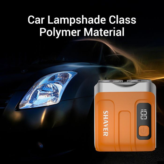 Afeitadora eléctrica inteligente e impermeable para hombre, mini afeitadora de viaje de doble cuchilla, recortadora de barba portátil, recargable.
