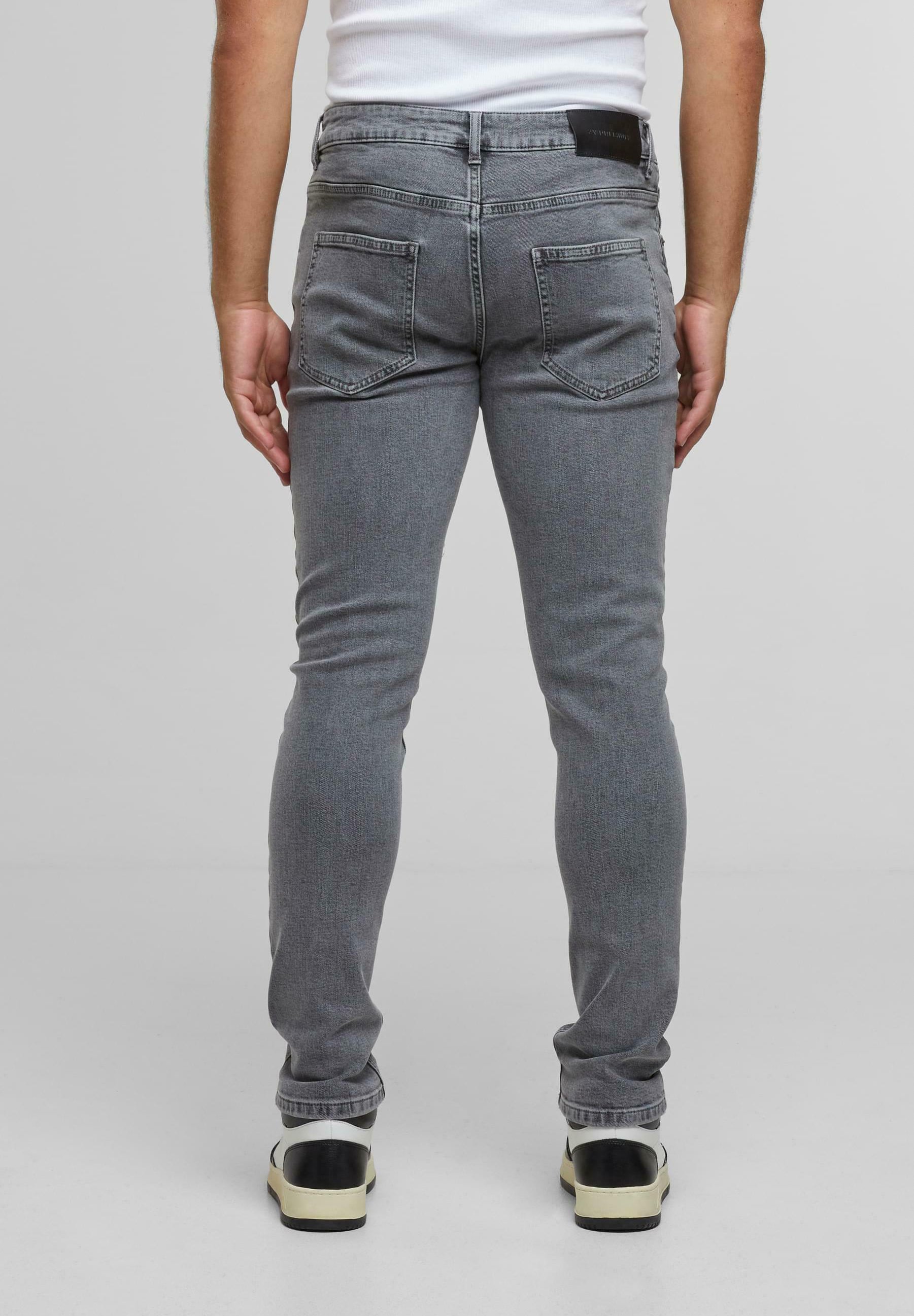 2Y Premium ALEJANDRO BASIC - Slim-Fit-Jeans - gewaschenes Grau