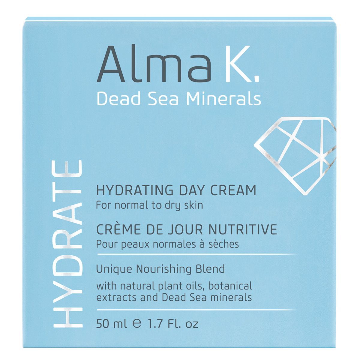 Crema giorno idratante Alma K per pelli normali e secche 50 ml
