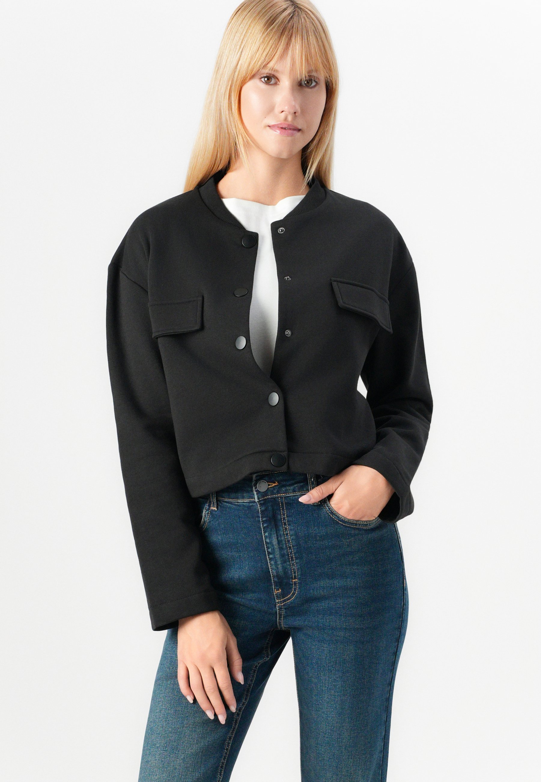 JDY JDYKATHY FLARED JEANS - Flared jeans - donkerblauwe denim