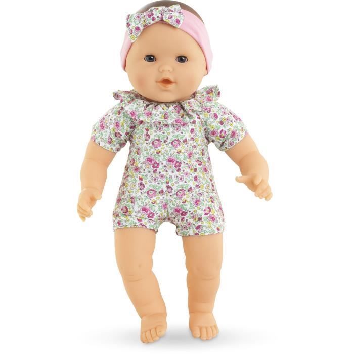 Large baby doll - COROLLE - My Adorable Large Baby Doll with Flowering Garden - 36 cm - Ages 2+