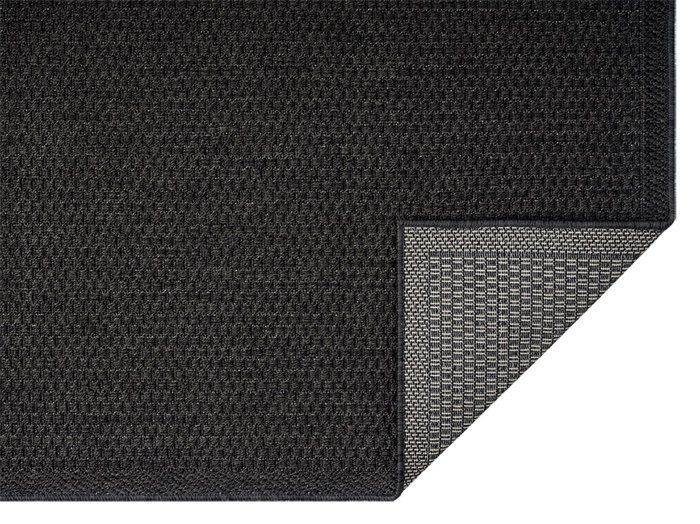 Tapis d'extérieur - THE CARPET - Toronto - Antidérapant - 120 x 160 cm - Noir