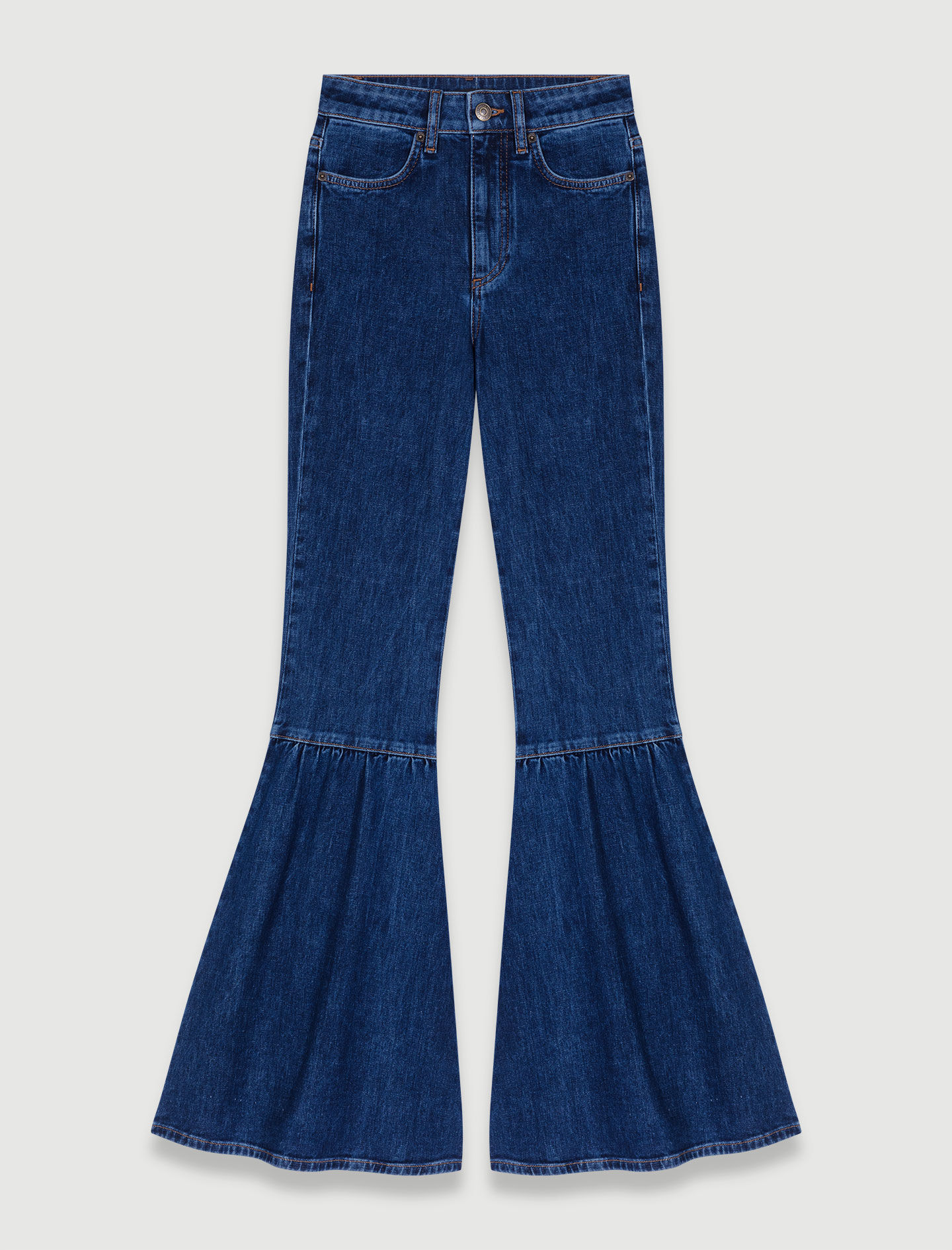 Uitlopende jeans - Blauw