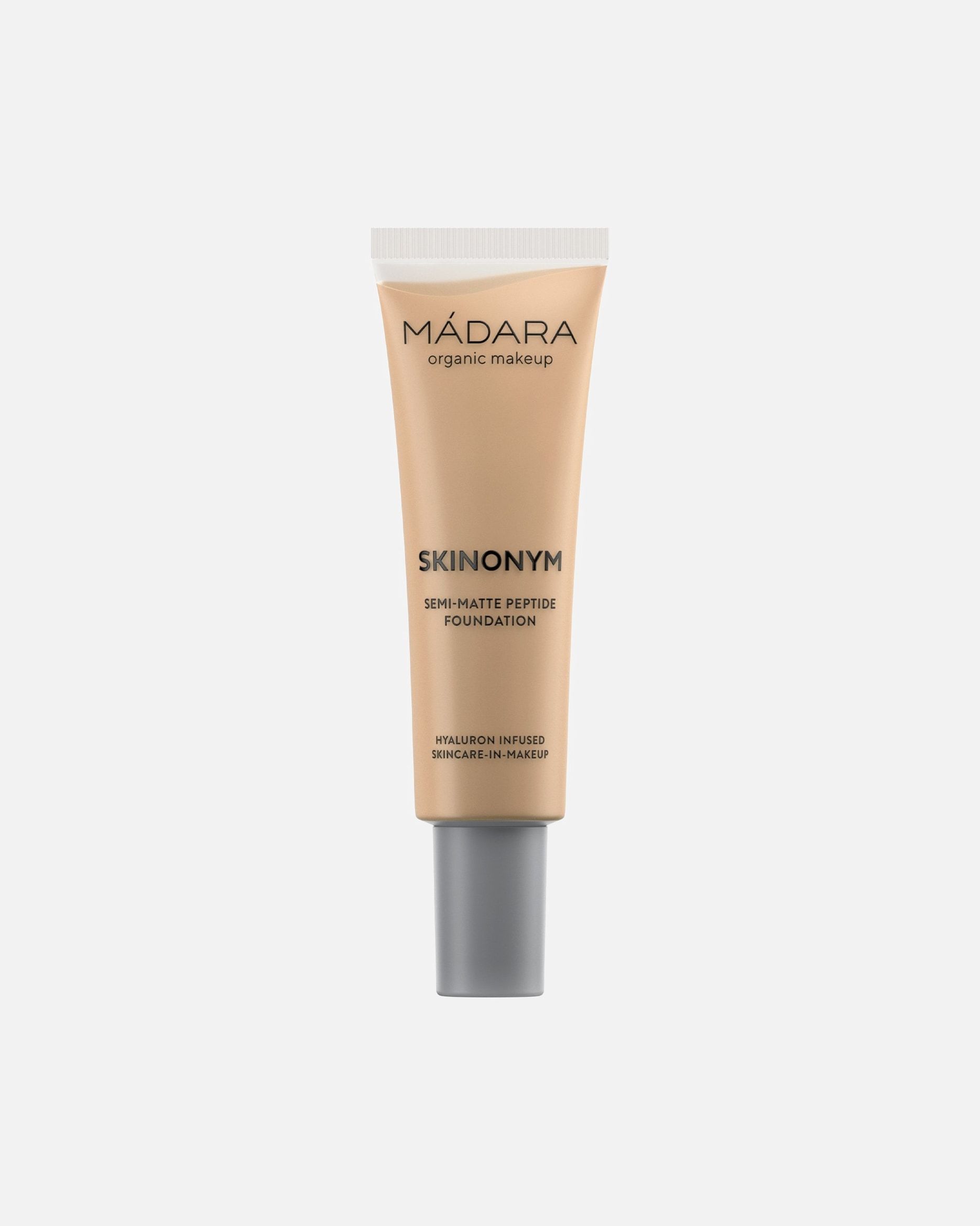 MÁDARA Foundation SKINONYM Semi-Matte Peptide Foundation, Nr. 15 AKMENS - 30 ml