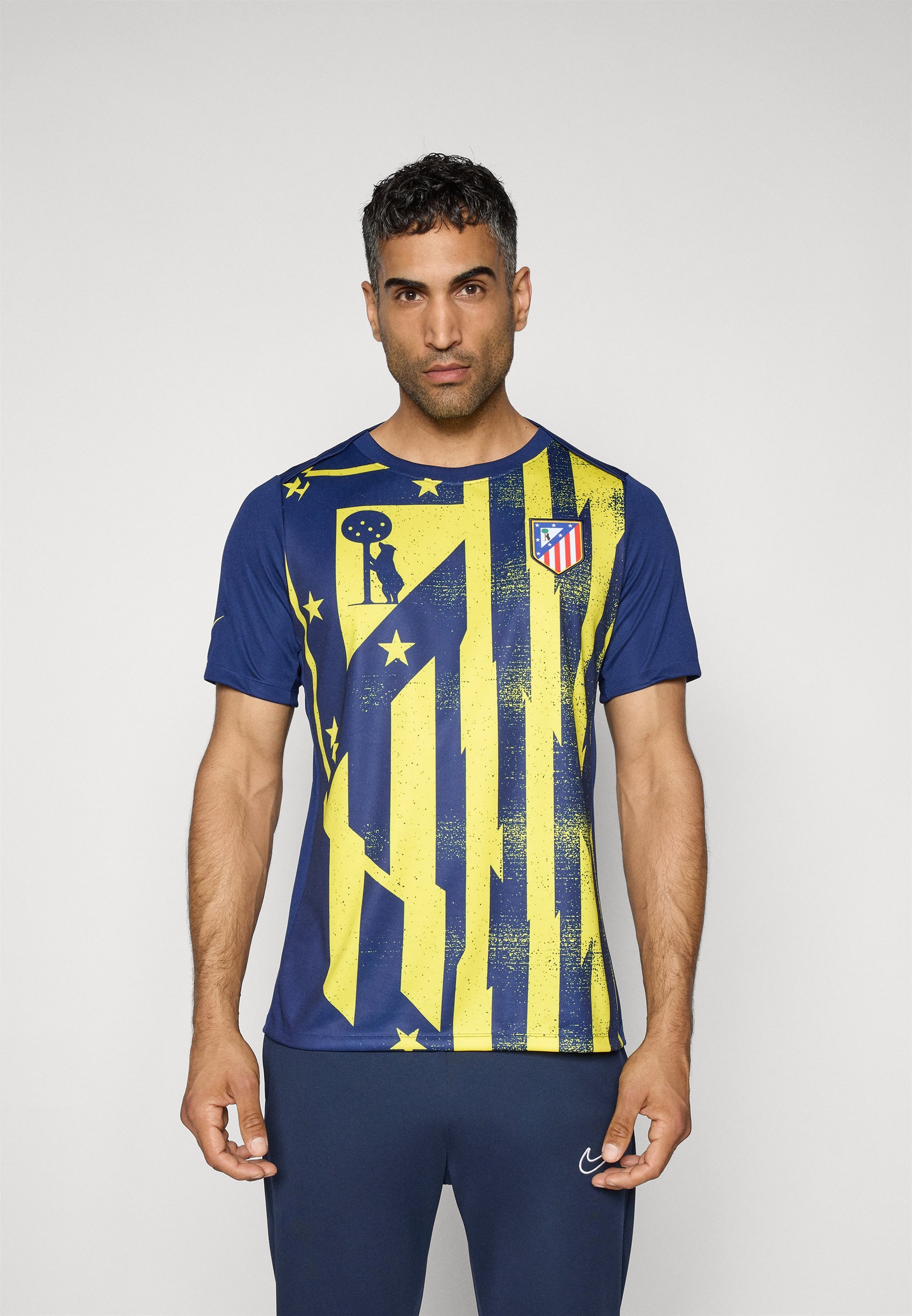 Nike Performance ATLÉTICO MADRID ACADEMY PRO HOME - Sport T-shirt - binair blauw/levendig geel