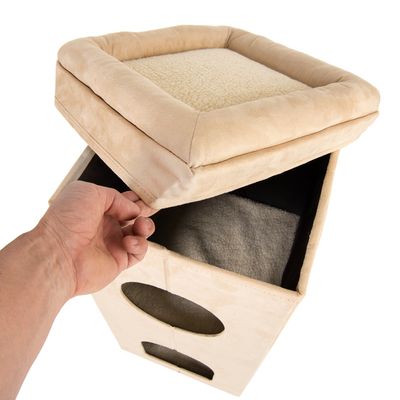 Torre per gatti pieghevole Soft'n Scratchy